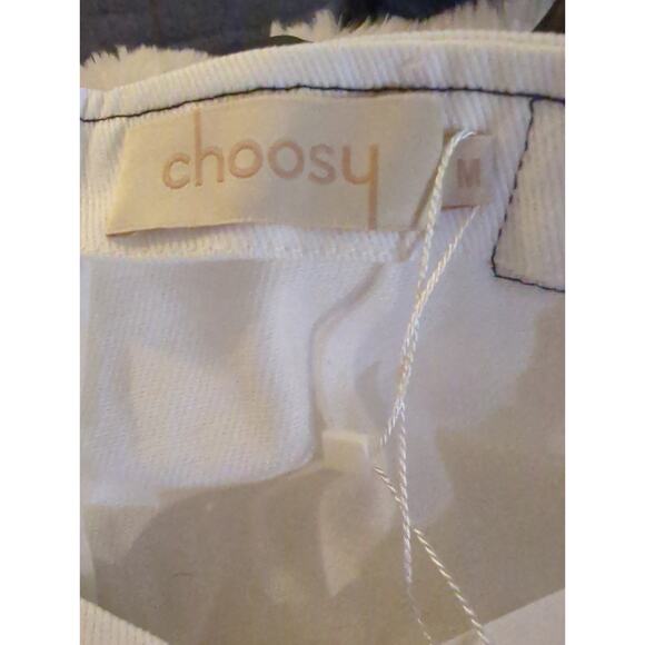 Choosy Dumbo Overalls Off-white/Black Size M NWT - Picture 8 of 8